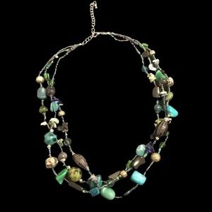 Vintage Layered Beaded Necklace